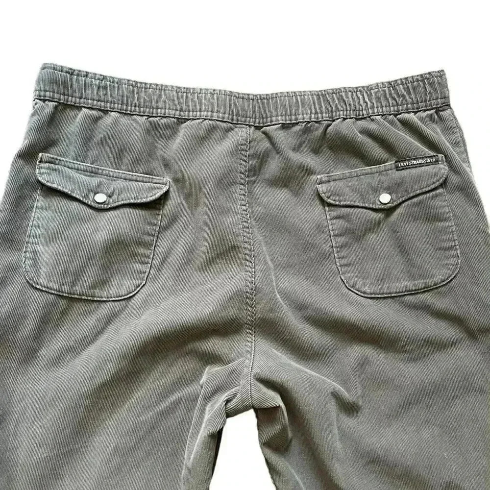 Vintage Levi's 518 Men’s Size 38x29 Corduroy Gray Pants Wide Leg